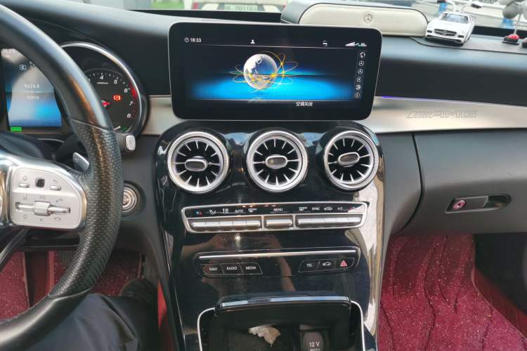 Used Mercedes-Benz C-Class 2019 C 260 Sport Edition Audio And AC Panel