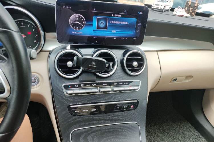 Used Mercedes-Benz C-Class 2019 C 260 Sport Edition Audio And AC Panel