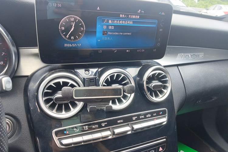 Used Mercedes-Benz C-Class 2019 C 260 Sport Edition Audio And AC Panel