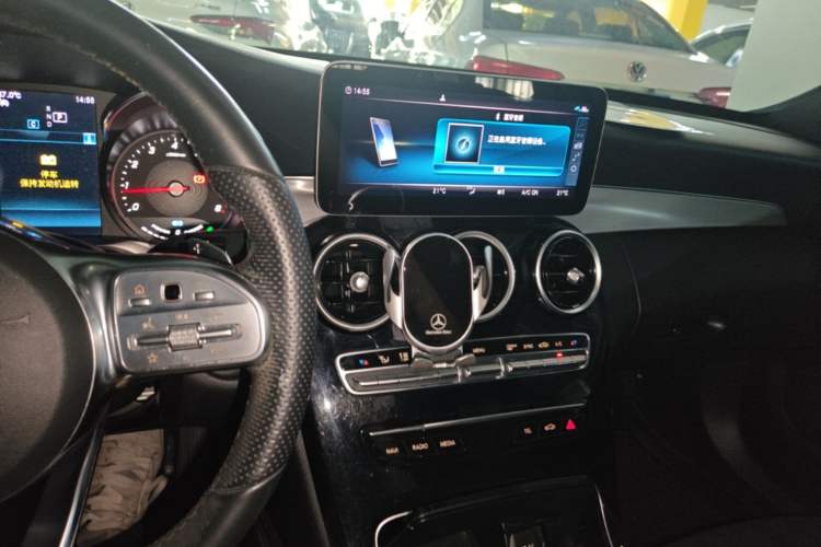Used Mercedes-Benz C-Class 2019 C 260 Sport Edition Audio And AC Panel