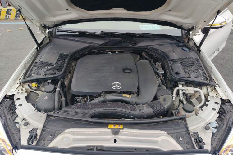 Used Mercedes-Benz C-Class 2019 C 260 4MATIC Coupe Engine Bay