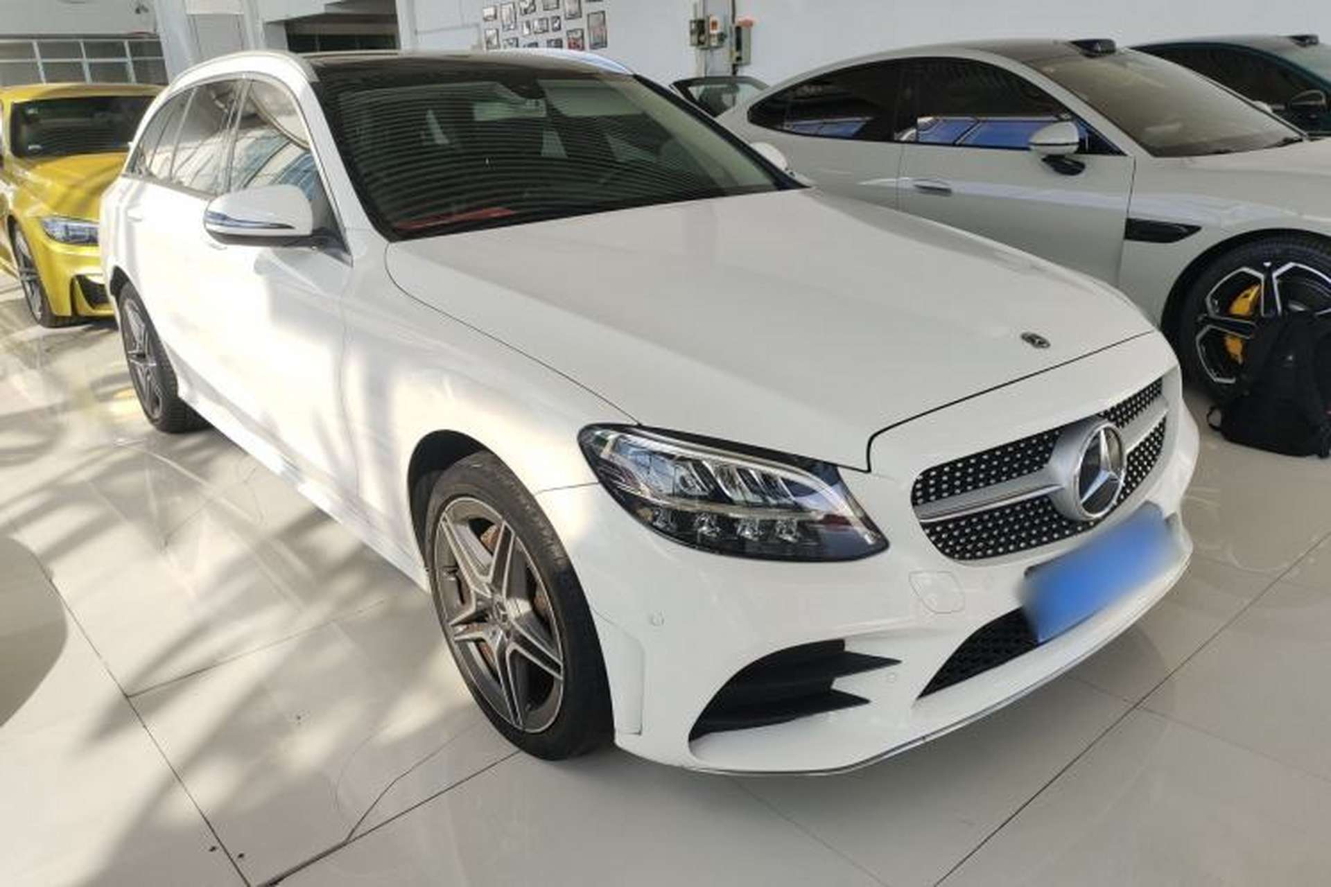 Used Mercedes-Benz C-Class 2019 C 260 Estate Front Right 45 Deg