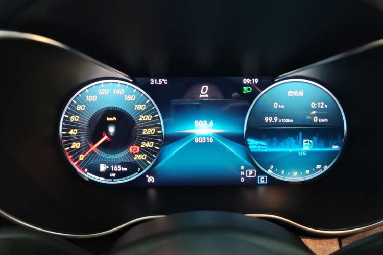 Used Mercedes-Benz C-Class 2019 C 180 L Fashion Edition Sport Version Instrument Cluster