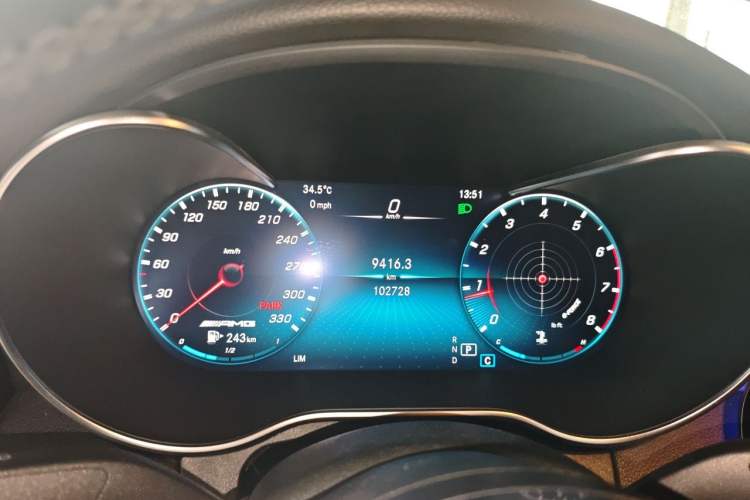 Used Mercedes-Benz C-Class 2019 C 260 Sport Edition Instrument Cluster