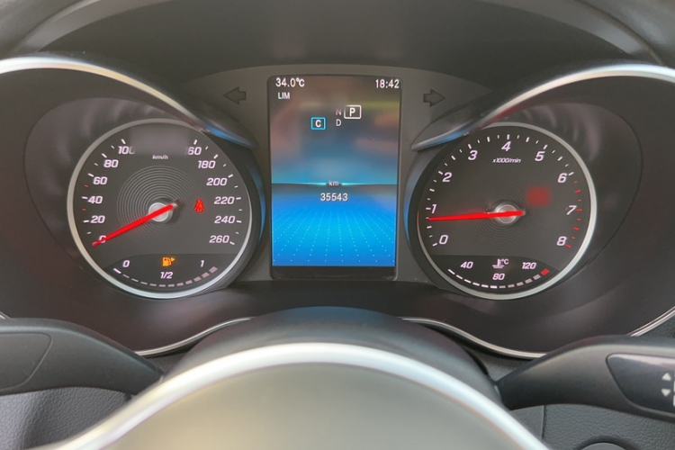 Used Mercedes-Benz C-Class 2019 C 180 L Fashion Edition Sport Version Instrument Cluster