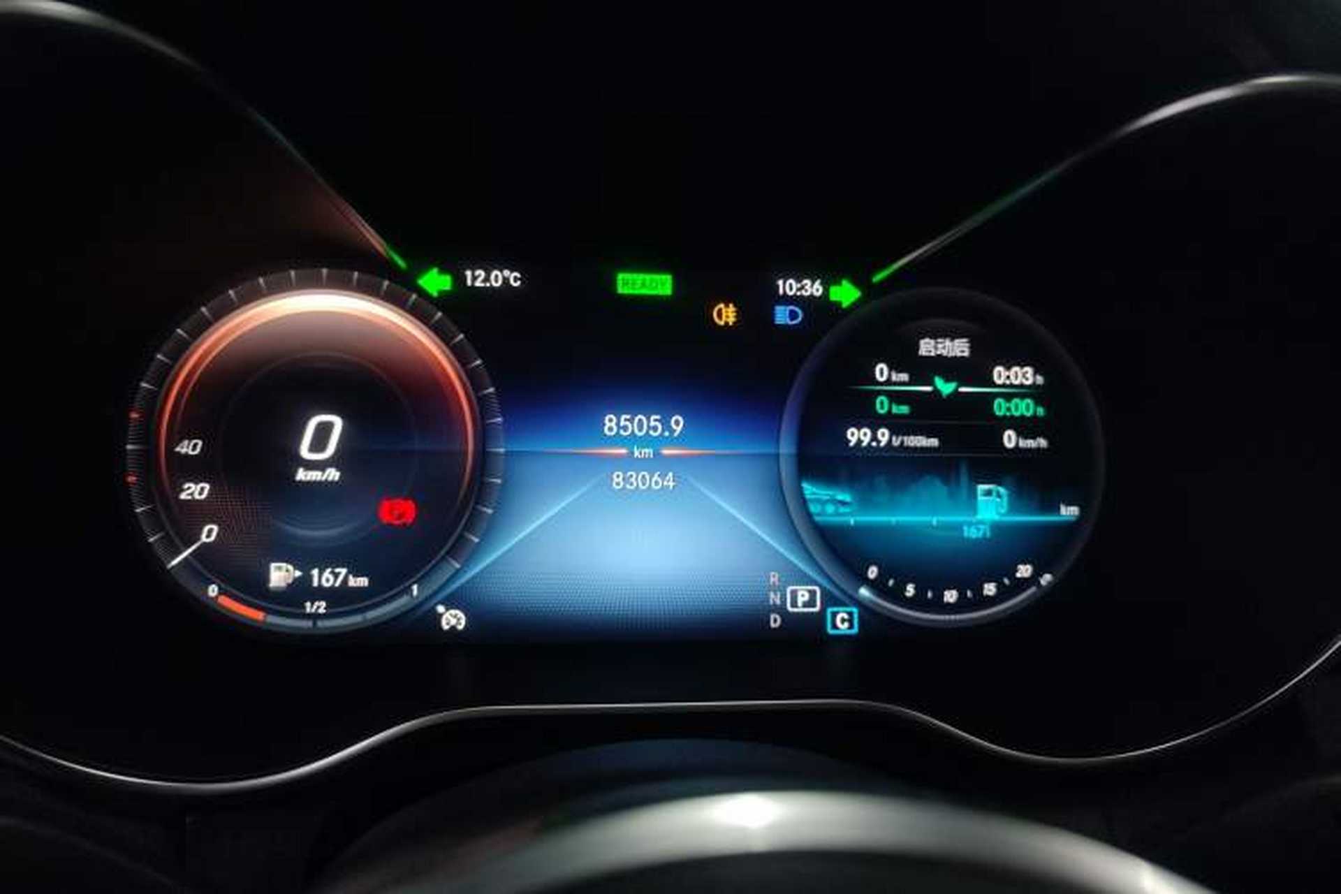 Used Mercedes-Benz C-Class 2019 Restyled C 260 L Sport Edition Instrument Cluster
