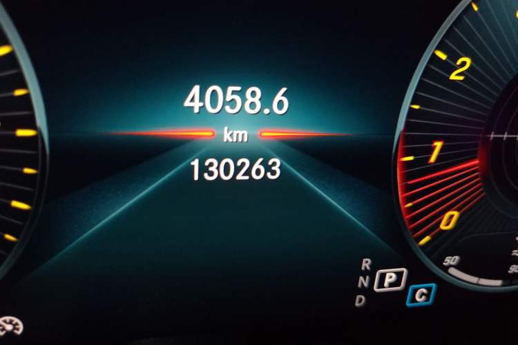 Used Mercedes-Benz C-Class 2019 Restyled C 260 L Sport Edition Odometer Close Up