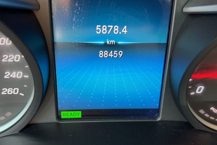 Used Mercedes-Benz C-Class 2019 C 260 Sport Edition Odometer Close Up