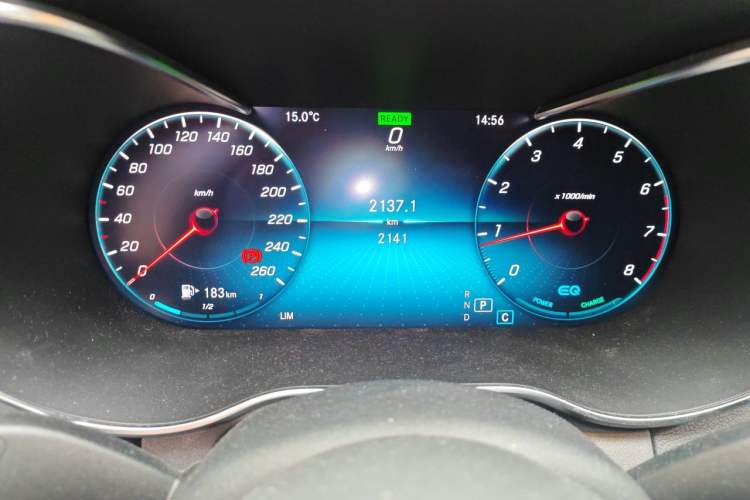 Used Mercedes-Benz C-Class 2019 Restyled C 260 L Sport Edition Odometer Close Up