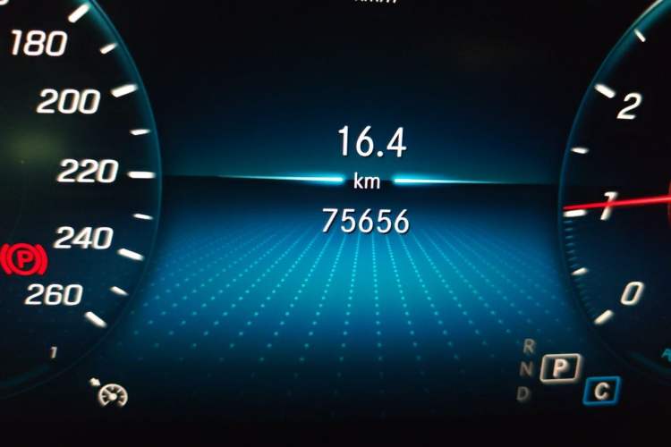 Used Mercedes-Benz C-Class 2019 Restyled C 260 L Sport Edition Odometer Close Up