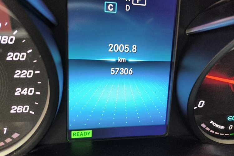 Used Mercedes-Benz C-Class 2019 C 260 Sport Edition Odometer Close Up
