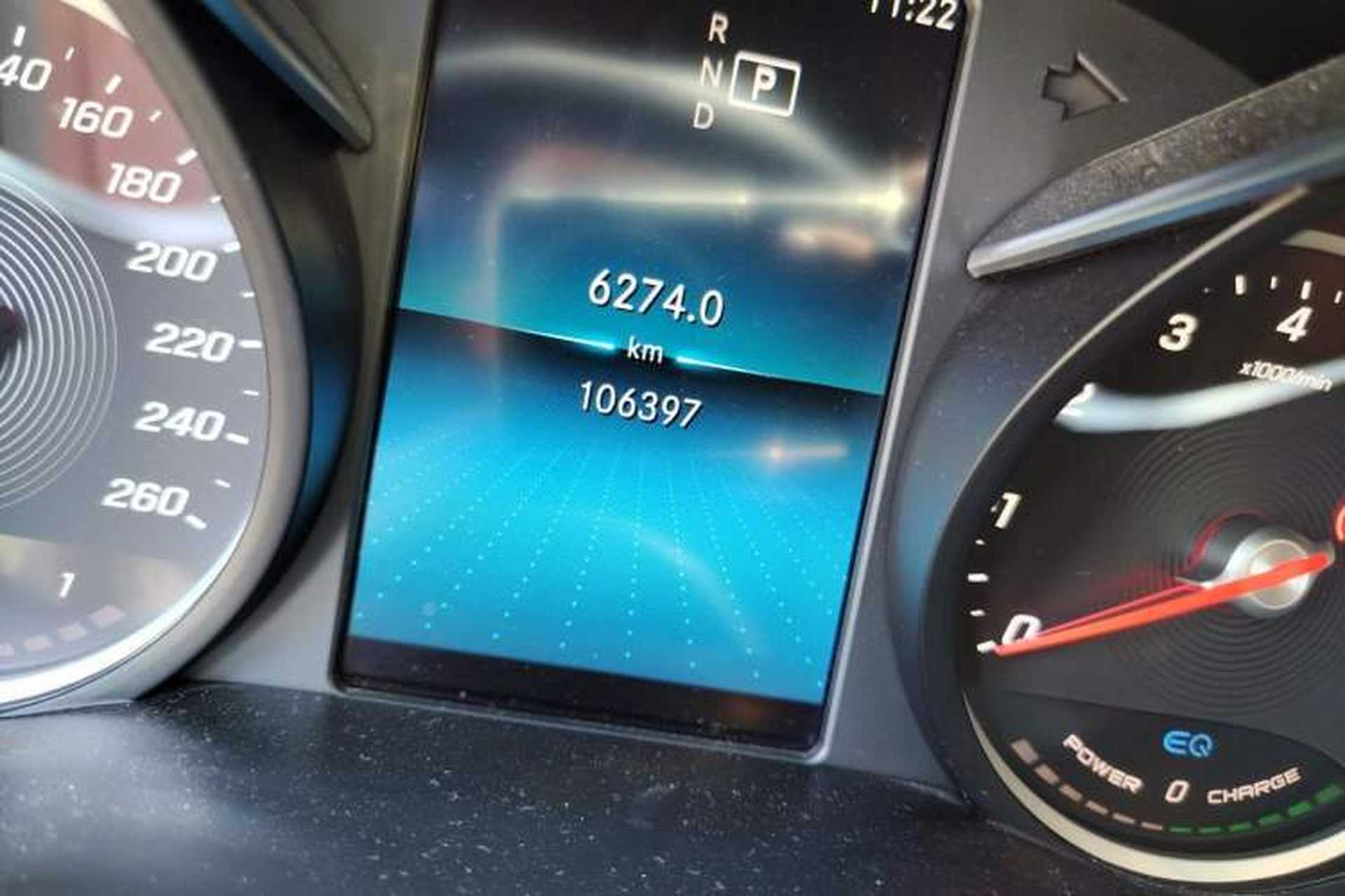 Used Mercedes-Benz C-Class 2019 C 260 Sport Edition Odometer Close Up