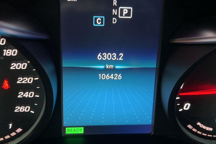 Used Mercedes-Benz C-Class 2019 C 260 Sport Edition Odometer Close Up