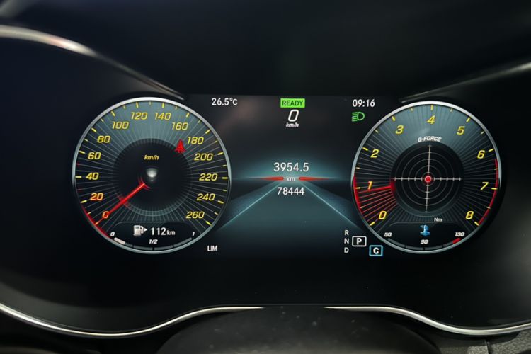 Used Mercedes-Benz C-Class 2019 Restyled C 260 L Sport Edition Odometer Close Up