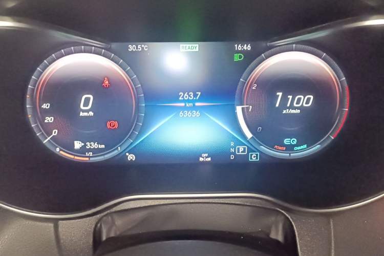 Used Mercedes-Benz C-Class 2019 Restyled C 260 L Sport Edition Odometer Close Up