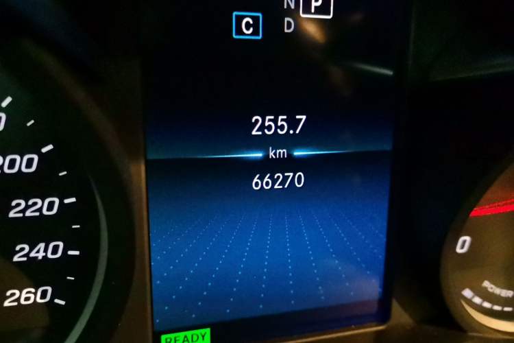 Used Mercedes-Benz C-Class 2019 C 260 Sport Edition Odometer Close Up