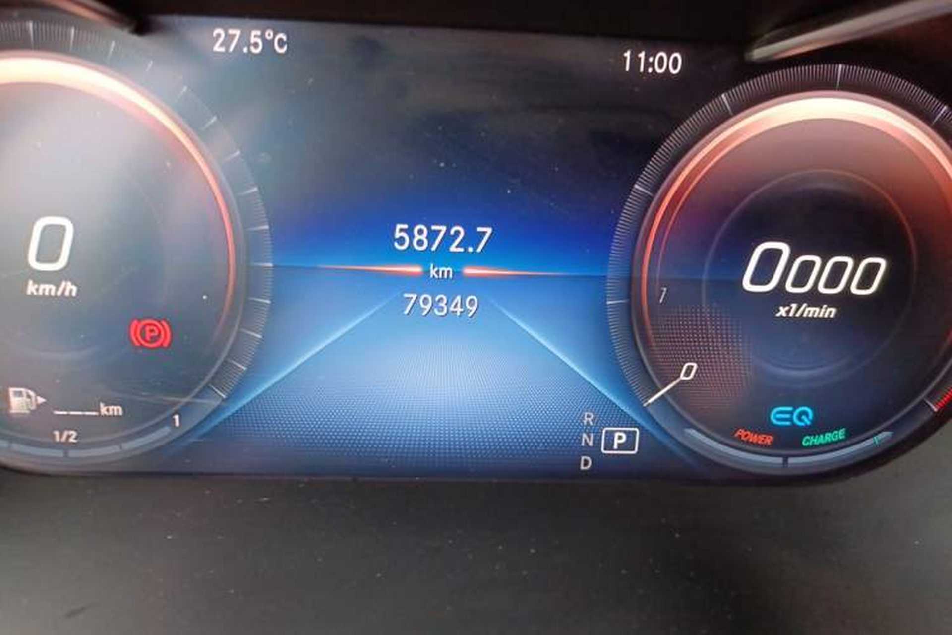Used Mercedes-Benz C-Class 2019 Restyled C 260 L Sport Edition Odometer Close Up