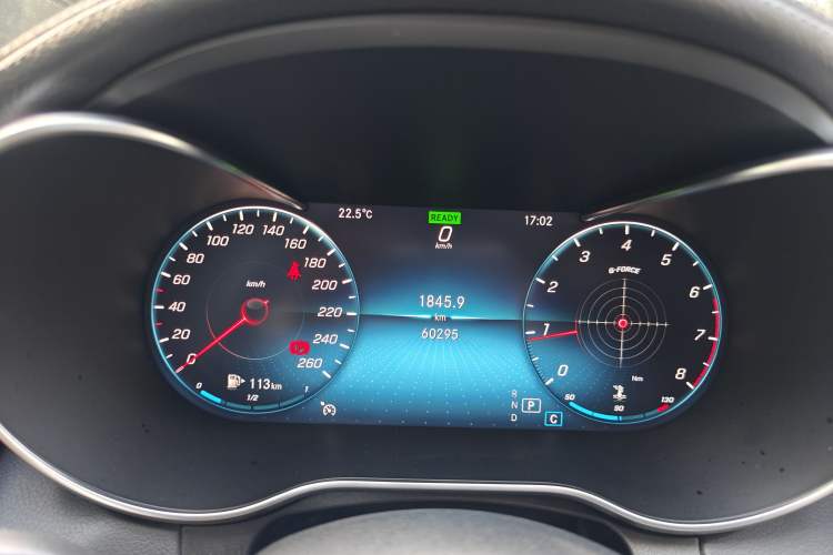 Used Mercedes-Benz C-Class 2019 Restyled C 260 L Sport Edition Odometer Close Up