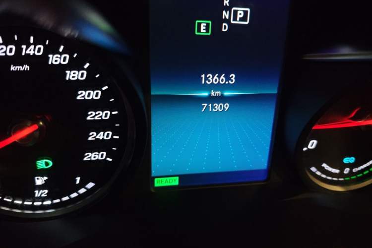 Used Mercedes-Benz C-Class 2019 C 260 Sport Edition Odometer Close Up