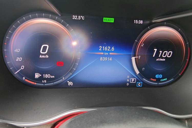 Used Mercedes-Benz C-Class 2019 Restyled C 260 L Sport Edition Odometer Close Up