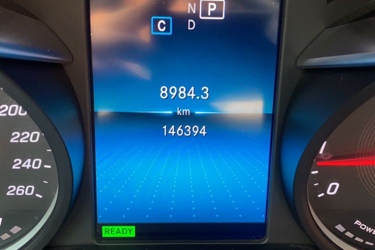 Used Mercedes-Benz C-Class 2019 C 260 Sport Edition Odometer Close Up