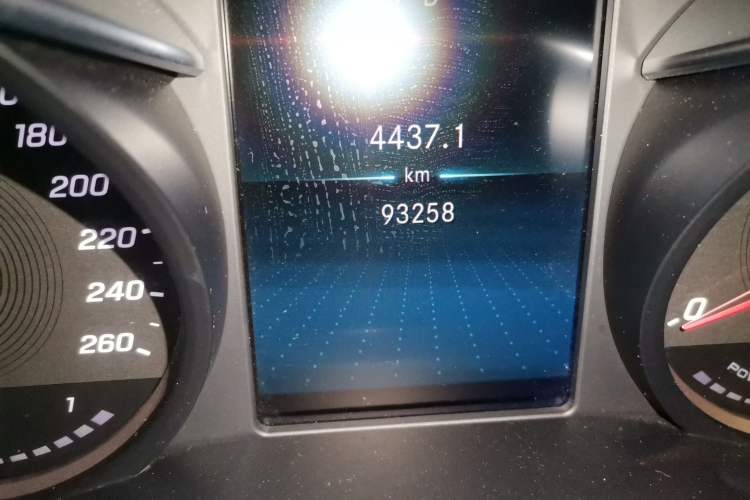 Used Mercedes-Benz C-Class 2019 C 260 L Sport Edition Odometer Close Up