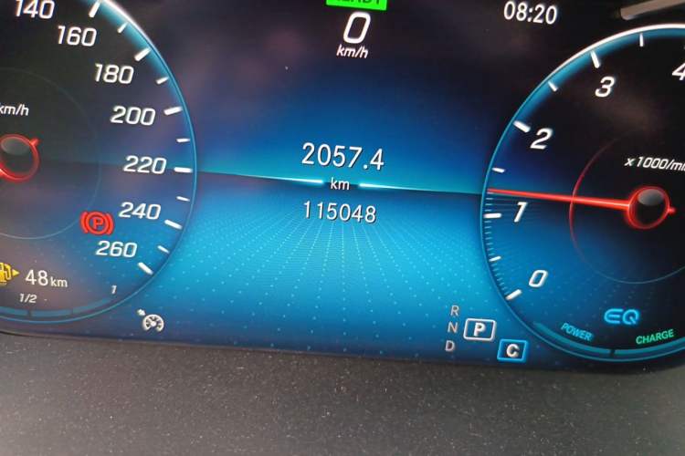 Used Mercedes-Benz C-Class 2019 Restyled C 260 L Sport Edition Odometer Close Up