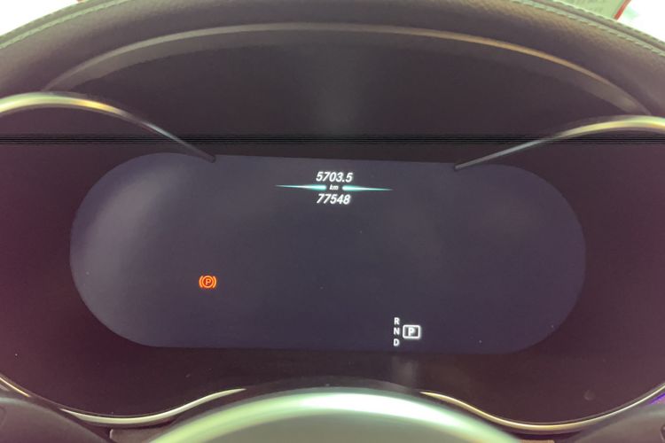 Used Mercedes-Benz C-Class 2019 Restyled C 260 L Sport Edition Odometer Close Up