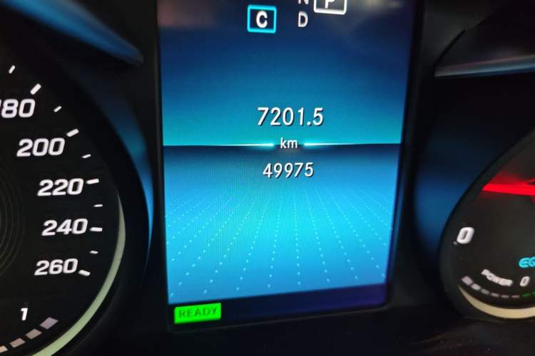Used Mercedes-Benz C-Class 2019 C 260 Sport Edition Odometer Close Up