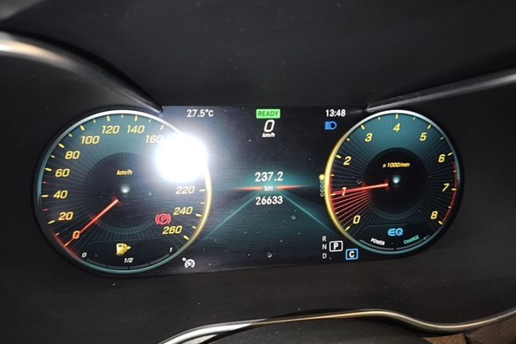 Used Mercedes-Benz C-Class 2019 Restyled C 260 L Sport Edition Odometer Close Up