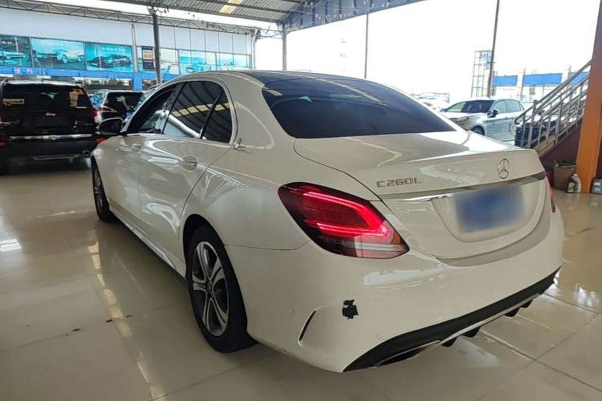 Used Mercedes-Benz C-Class 2019 C 260 L Sport Edition Rear Left 45 Deg