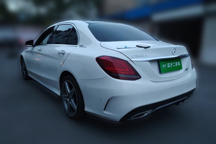 Used Mercedes-Benz C-Class 2019 C 260 L 4MATIC Sport Edition Rear Left 45 Deg