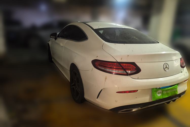 Used Mercedes-Benz C-Class 2019 C 260 Coupe Rear Left 45 Deg