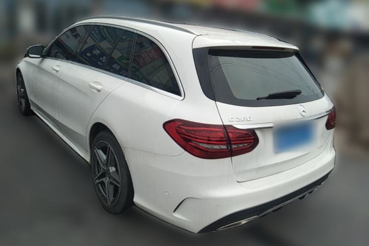 Used Mercedes-Benz C-Class 2019 C 260 Estate Rear Left 45 Deg