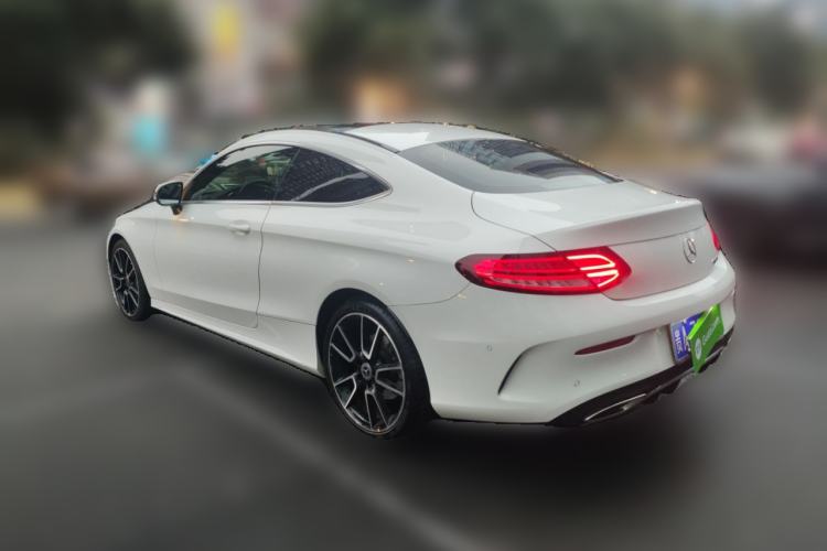 Used Mercedes-Benz C-Class 2019 C 260 4MATIC Coupe Rear Left 45 Deg