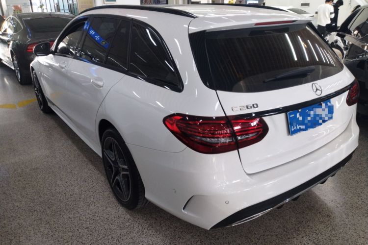 Used Mercedes-Benz C-Class 2019 C 260 Estate Rear Left 45 Deg