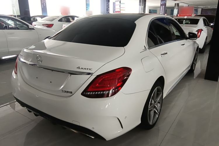Used Mercedes-Benz C-Class 2019 Facelift C 260 L 4MATIC Sport Edition Rear Right 45 Deg
