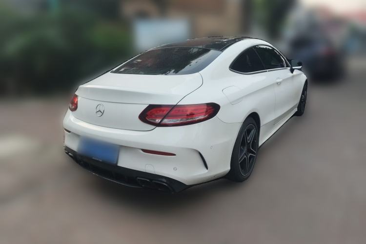 Used Mercedes-Benz C-Class 2019 C 260 Coupe Rear Right 45 Deg