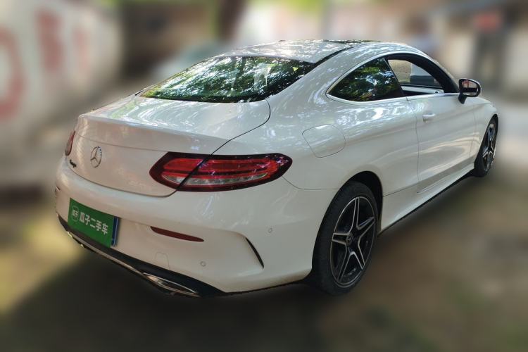 Used Mercedes-Benz C-Class 2019 C 260 Coupe Rear Right 45 Deg
