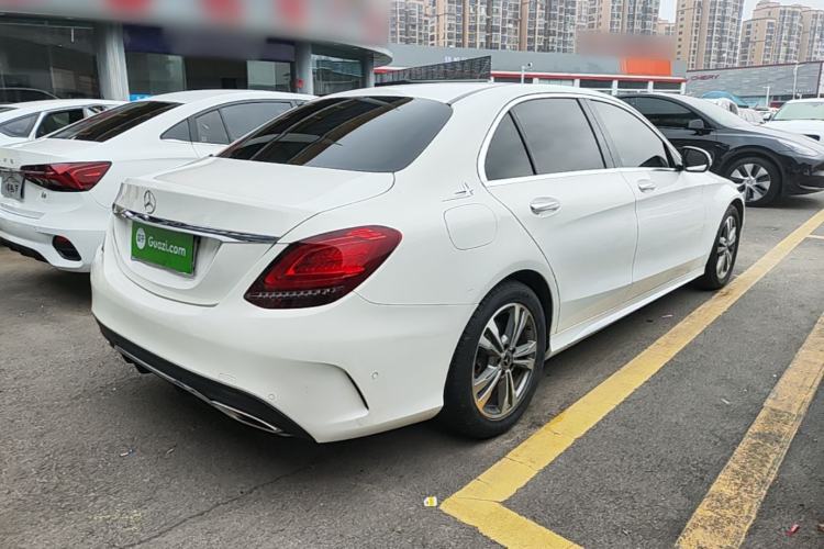 Used Mercedes-Benz C-Class 2019 C 180 L Fashion Edition Sport Version Rear Right 45 Deg