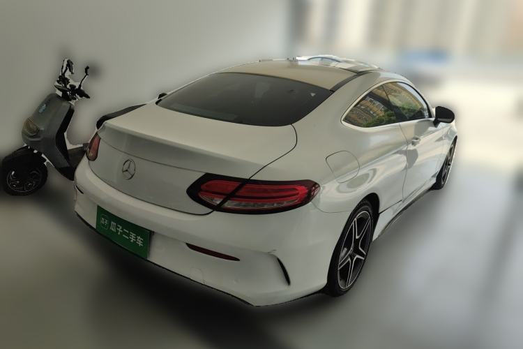 Used Mercedes-Benz C-Class 2019 C 260 Coupe Rear Right 45 Deg