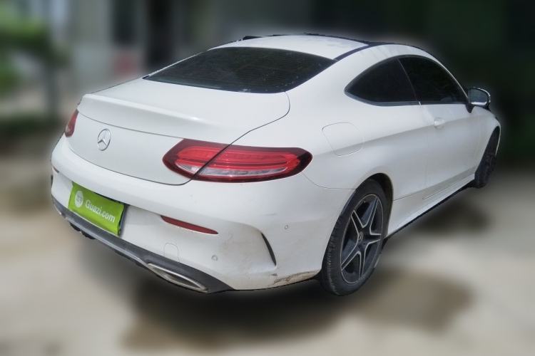 Used Mercedes-Benz C-Class 2019 C 260 Coupe Rear Right 45 Deg