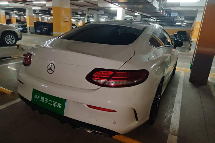 Used Mercedes-Benz C-Class 2019 C 260 Coupe Rear Right 45 Deg