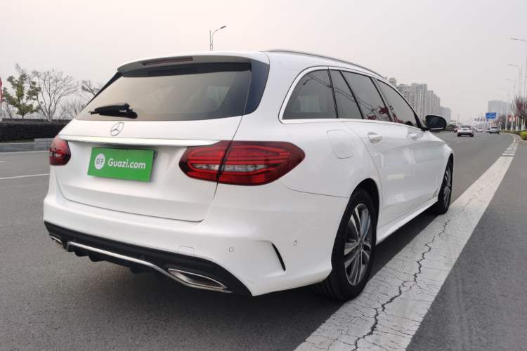 Used Mercedes-Benz C-Class 2019 C 180 Estate Rear Right 45 Deg