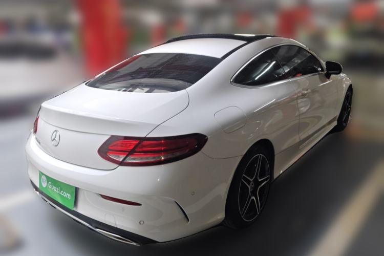 Used Mercedes-Benz C-Class 2019 C 260 Coupe Rear Right 45 Deg