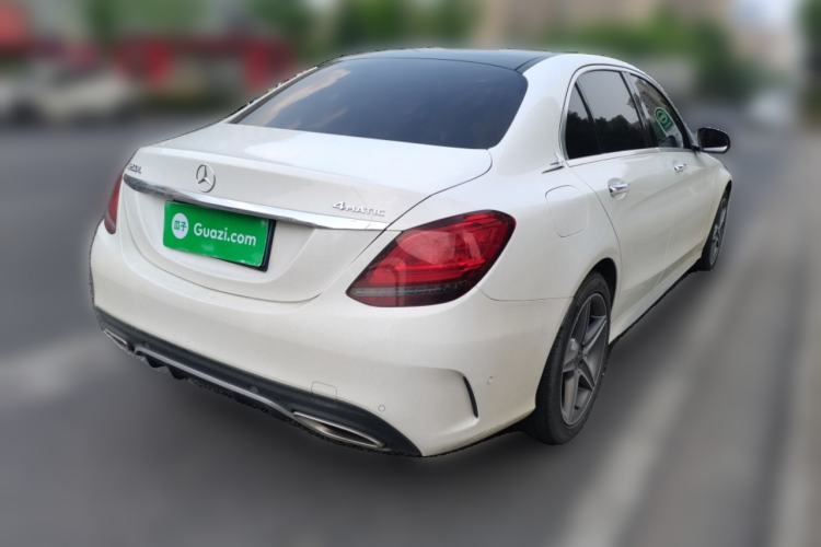Used Mercedes-Benz C-Class 2019 C 260 L 4MATIC Sport Edition Rear Right 45 Deg