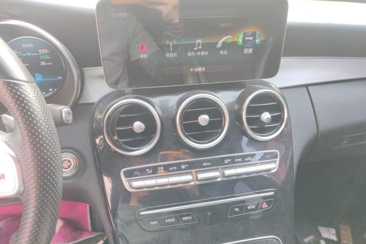 Used Mercedes-Benz C-Class 2020 C 260 Sport Edition Audio And AC Panel