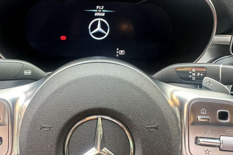 Used Mercedes-Benz C-Class 2020 C 200 Coupe Odometer Close Up