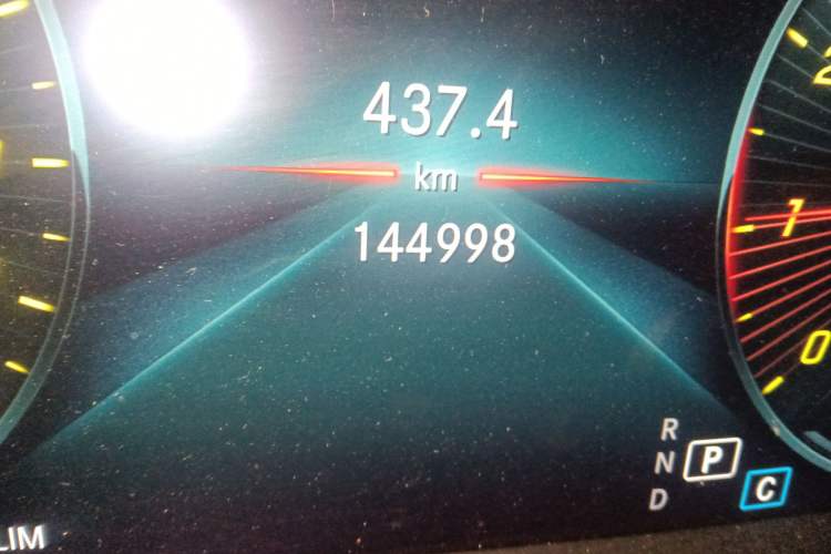 Used Mercedes-Benz C-Class 2020 C 260 L Sport Edition Odometer Close Up