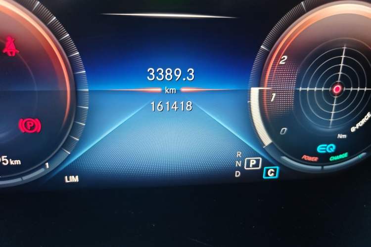 Used Mercedes-Benz C-Class 2020 Facelift C 260 L Odometer Close Up